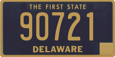 DE license plate 90721