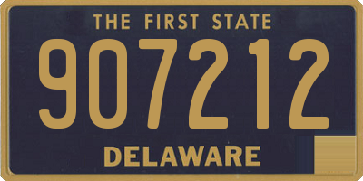 DE license plate 907212