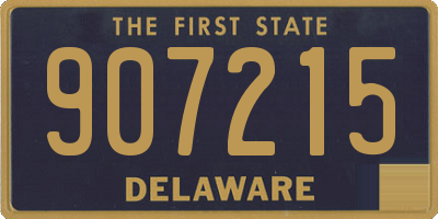 DE license plate 907215