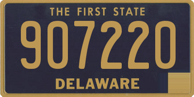 DE license plate 907220
