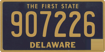 DE license plate 907226