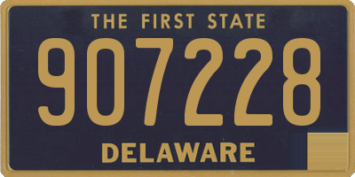 DE license plate 907228
