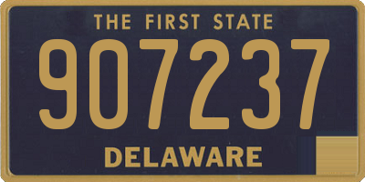 DE license plate 907237