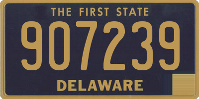 DE license plate 907239