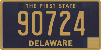 DE license plate 90724