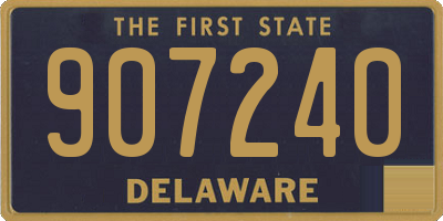 DE license plate 907240
