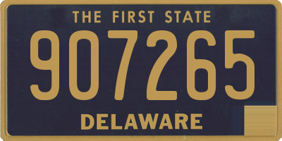 DE license plate 907265