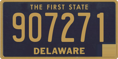 DE license plate 907271