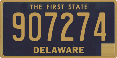 DE license plate 907274