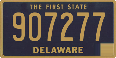 DE license plate 907277