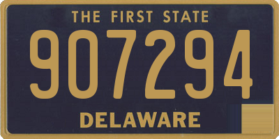 DE license plate 907294