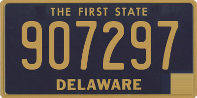 DE license plate 907297