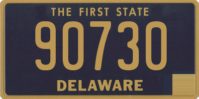 DE license plate 90730