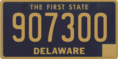 DE license plate 907300