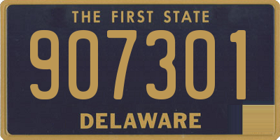 DE license plate 907301