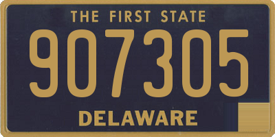 DE license plate 907305