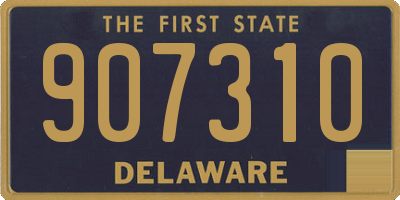 DE license plate 907310