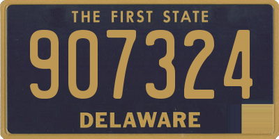 DE license plate 907324