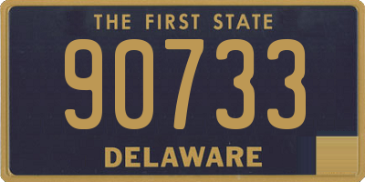 DE license plate 90733