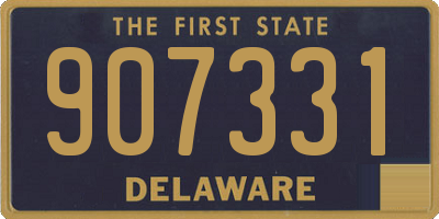 DE license plate 907331