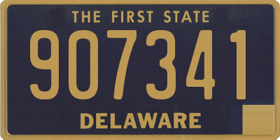 DE license plate 907341