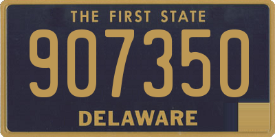 DE license plate 907350