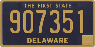 DE license plate 907351