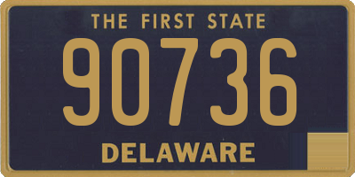 DE license plate 90736