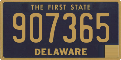 DE license plate 907365