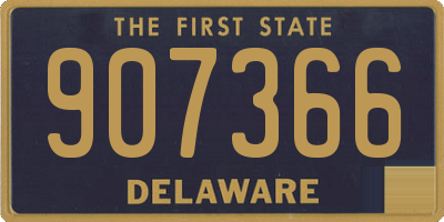 DE license plate 907366
