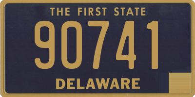 DE license plate 90741