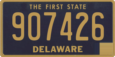 DE license plate 907426