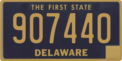 DE license plate 907440