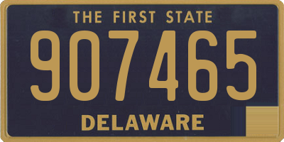 DE license plate 907465