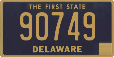 DE license plate 90749