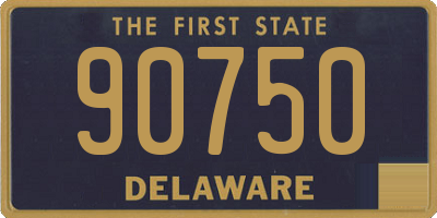 DE license plate 90750