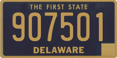 DE license plate 907501