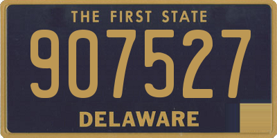 DE license plate 907527