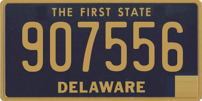 DE license plate 907556