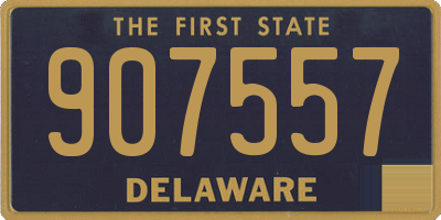 DE license plate 907557