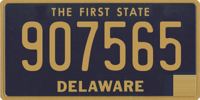 DE license plate 907565