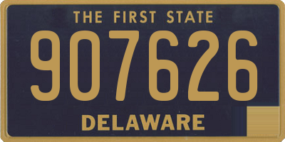 DE license plate 907626