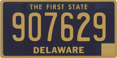 DE license plate 907629
