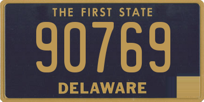 DE license plate 90769