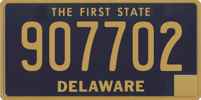 DE license plate 907702