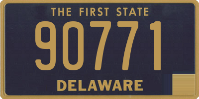 DE license plate 90771