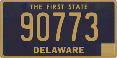 DE license plate 90773