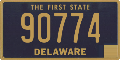 DE license plate 90774