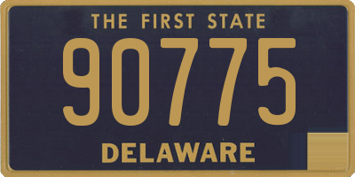 DE license plate 90775