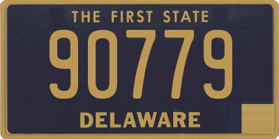 DE license plate 90779